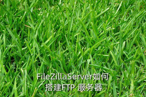 FileZillaServer如何 搭建FTP 服务器
