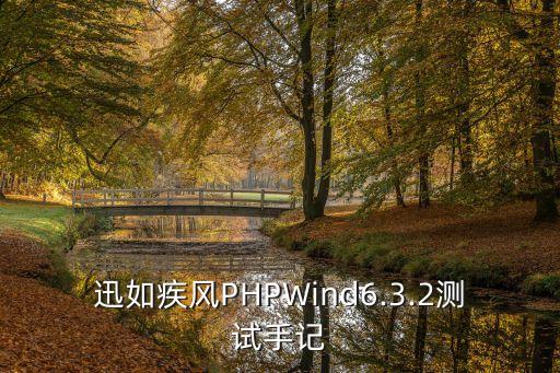 迅如疾风PHPWind6.3.2测试手记