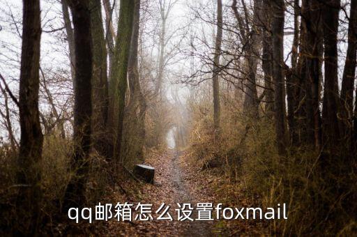 qq邮箱怎么设置foxmail