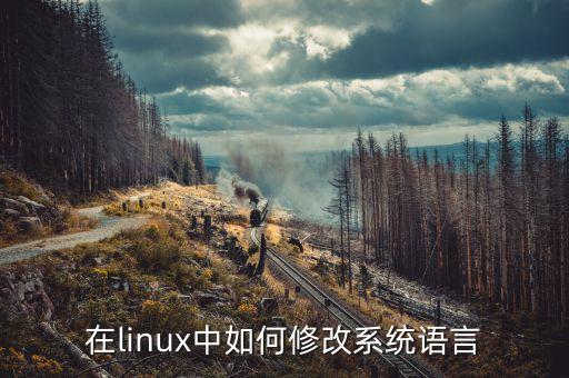 在linux中如何修改系统语言