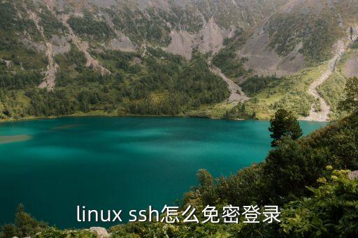 linux ssh怎么免密登录