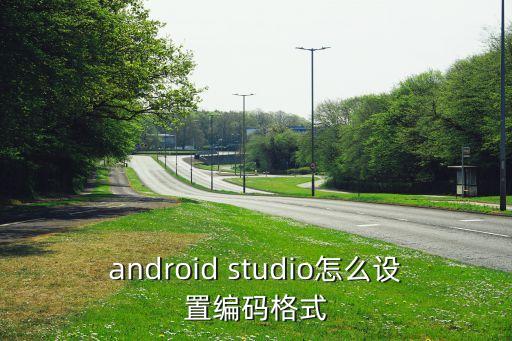 android studio怎么设置编码格式