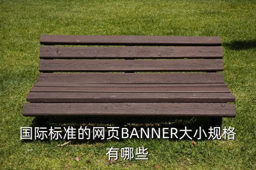 国际标准的网页BANNER大小规格有哪些